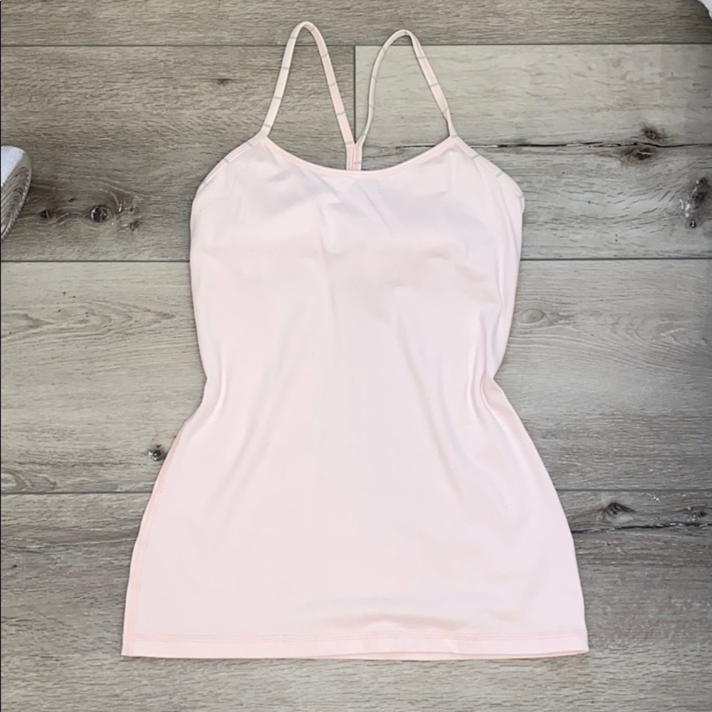 Lululemon tank top light pink